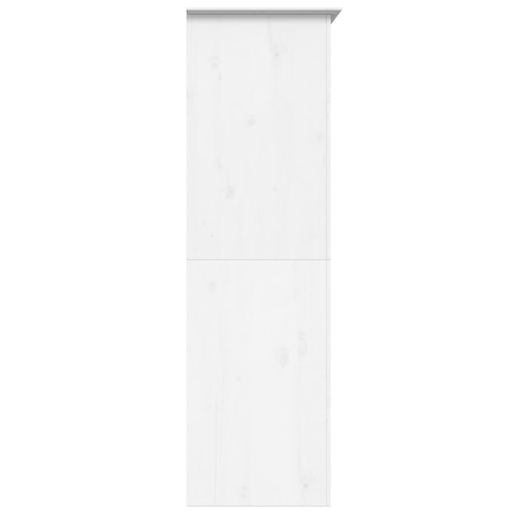Générique Garde-Robe BODO Blanc 99x53,5x173 cm Bois Massif de pin,Meubles, Armoires & Meubles de Rangement, Armoires, Blanc (Poids 47.75KG)