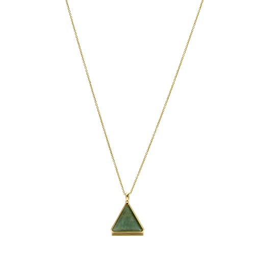 Fossil Women's Gold-Tone Necklace, Color: 14K Gold Plated (Model: Ja7113710) #TOP10