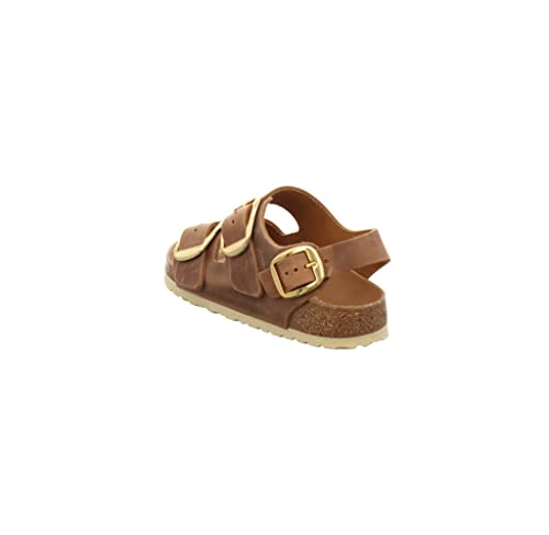 Birkenstock Para Mujer. 1024067 Sandalias De Piel Milano MarróN (38), Plano, Hebilla, Casual - 4