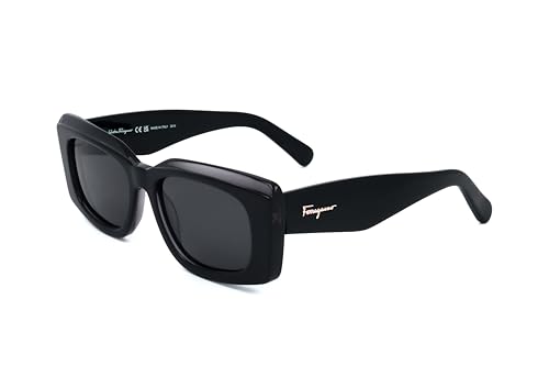 Salvates Ferragamo SF1079S lunettes de soleil femme acétate gris foncé protection solaire