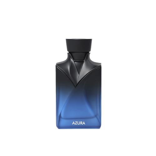 Image of Naseem Azura Blue Aqua Perfume for Men 90ml - Fresh Spicy Aromatic Long-Lasting Eau De Parfum | Alcohol-Free Men's Fragrance | Arabian Clean Masculine Scent