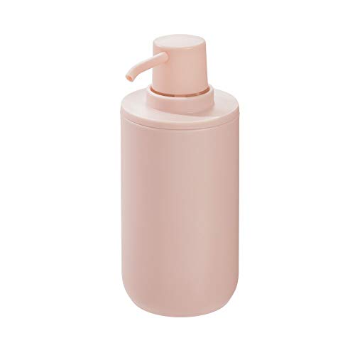 iDesign Cade Plastic Pump, Liquid Soap Dispenser Holds 12 Oz. for Bathroom, Kitchen