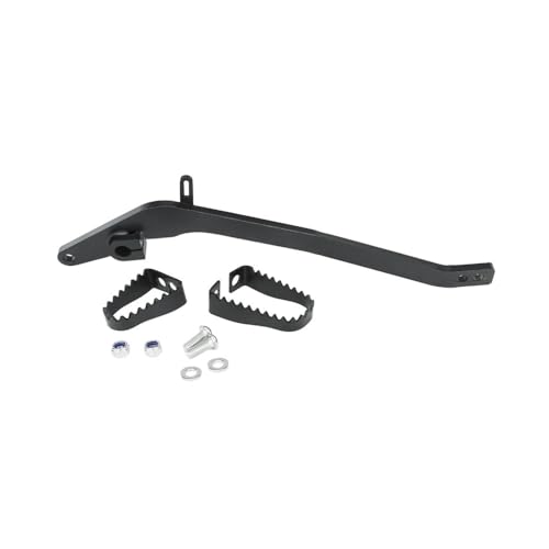 Levier de frein pliable en acier pour moto Kawasaki KLR650 de 1987 à 2018