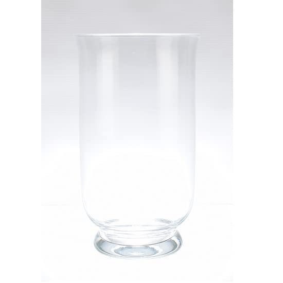 Portavelas grande de cristal de 30 cm
