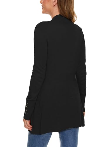 Image of Women's Open Front Long Cardigan Sweaters Dressy Casual | 2026 Fall Trendy, For Office Work Business