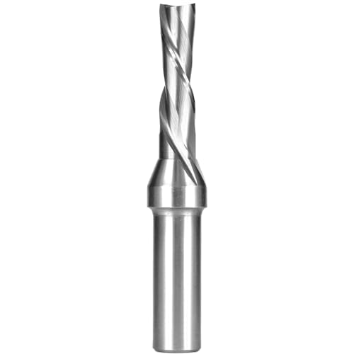 Image of YONICO Downcut Router Bits Spiral 2 Flute Solid Carbide CNC End Mill 3 /8-Inch Diameter 1 /2-Inch Shank 32252