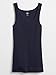 GAP Womens Ribbed Tank Top Cami, Navy Uniform, Medium US
