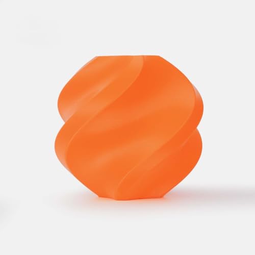 Image of Bambu Lab PLA Filament Matte 3D Printer Filament 1.75mm PLA 1kg High Tenacity Eco Friendly - Orange (10300) - Refill