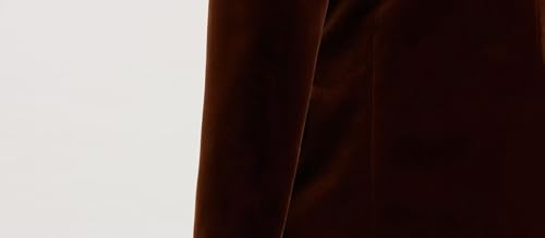 Casual Men's Velvet Long Coat Peak Lapel Long Jacket Fashion Double Breasted Long Coat for Outdoor Wear3