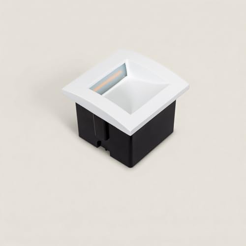 Baliza exterior LED 4W en aluminio Leif con diseño arquitectónico 6