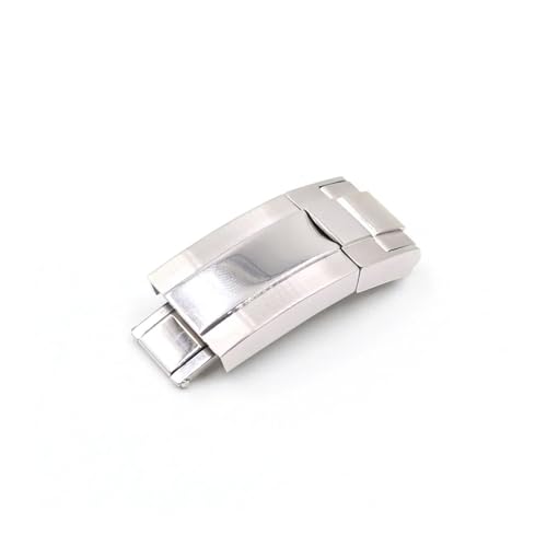 Bracelet montre 16mm x 9mm acier inoxydable pour réparer fermoir 116500 cuir