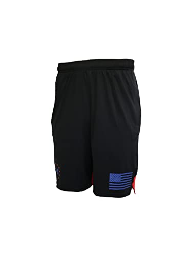 Short de sport noir respirant Heat Gear qui évacue la transpiration pendant l'effort