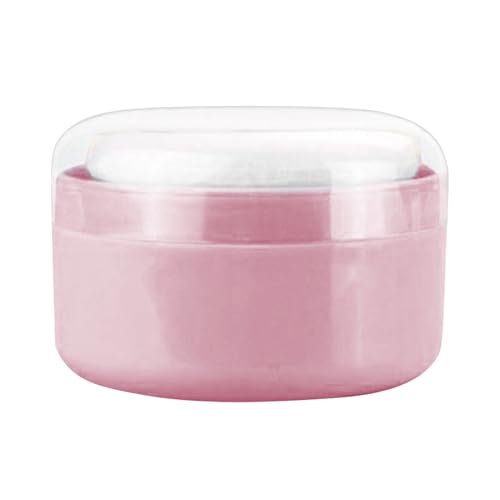 Contenedor de polvo: caja para bebé, soporte para soplos, estuche para el polvo, organizador dispensador de cuidado de la piel para niños, herramienta cosmética de viaje ligera, juego de