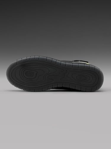 Image of The Souled Store UBZ Convertible: Shuttle 2-in-1 High Top Low Top Sneaker Textured PU and Padded Mesh Breathable Flexible Sole Streetwear Casual Sneakers for Men UK 6-11