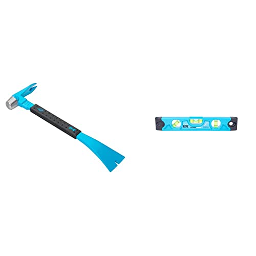 OX Pro Moulding Bar - 10 / 250mm & OX Trade Torpedo Level 230mm