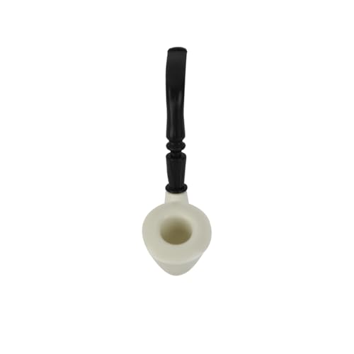 Treasure Gurus Fake Sherlock Holmes Detective Tobacco Pipe Cosplay Costume Accessory Smoking Toy Halloween Prop White - Thumbnail 7