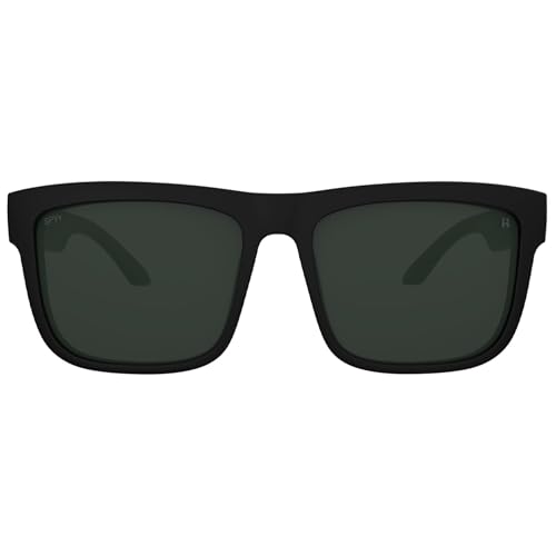 Spy Optic Men's Discord Square Sunglasses, Matte Black Gloss Flag, One Size2