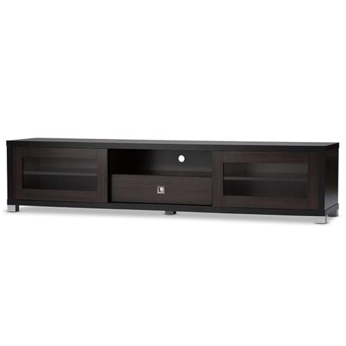 Wholesale Interiors Baxton Studio Beasley TV Cabinet with 2 Sliding