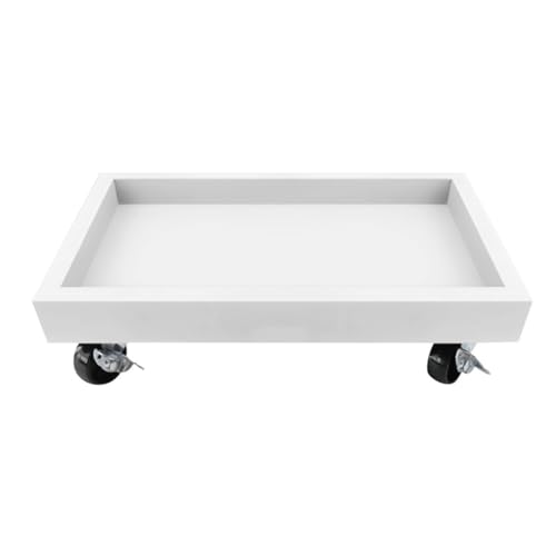 Chariot pour Pots de Fleurs, Chariot pour Plantes, Palette pour Plantes avec roulettes, Support pour Pots de Fleurs, Chariot à roulettes Facile à déplacer, Base pour Pot de Fleurs pour Jardin int