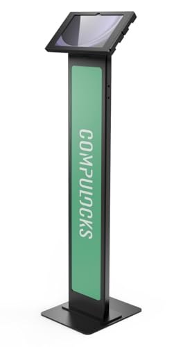 Image of Compulocks Galaxy Tab A9+ Apex Enclosure Brandable Floor Stand Black