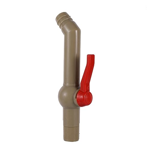 Válvula de reemplazo IBC de 1/2" con conector de púa para mangueras 2