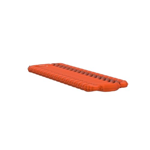 KLYMIT Static V Lightweight Inflatable Sleeping Pad | Comfortable, Lightweight, Easy to Inflate Portable Air Bed Mattress for Camping, Backpacking and Hiking — Orange