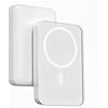 Power Bank Magnético 5000mAh Ultra Delgado - Batería Portátil mag-Safe con Carga Rápida PD 20W Compatible con iPhone 12/13/14/15/16/Plus/Pro/Pro MAX (Blanco)