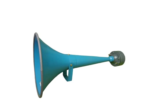 Image of WON wired Loudspeaker Pa System With 60 Watt Driver Unit Heavy Metal Body Blue Colour Size 12 Inch