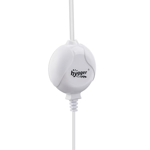 hygger Quiet Aquarium Air Pump 1.5W for 1-15 Gallon Tanks