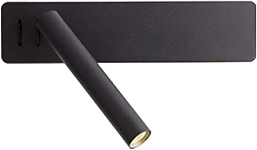 Applique Murale LED encastrable 350°+90° réglable Lampe Chevet Lampe Lecture Applique câblée Tête lit Spot Luminaire Lampes Nuit Chambre Hôtel Lit