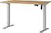Produktbild Germania Schreibtisch 8022-638, in Grandson-Eiche-Nb./Silber, elektr. höhenverstellbar, 120 x 119 x 80 cm (BxHxT)