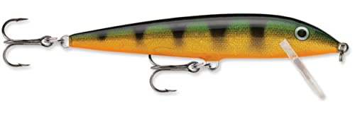Rapala CountDown Lure with Two No. 3 Hooks, 2.1-3 m Swimming Depth, 11 cm Size, Legendary Perch