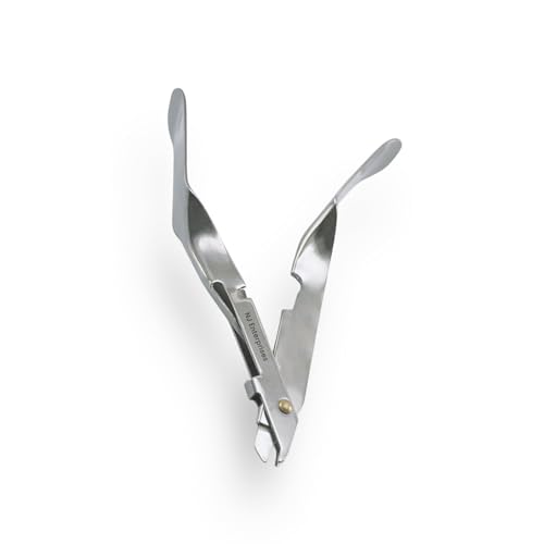 NJ Enterprises - NJ Enterprises® Surgical Skin Staple Remover – 10 cm Stainless Steel Medical Staple Extractor – Reusable Heavy-Duty Wound Care Tool – Professional Staple Puller Instrument (Autoclavable)