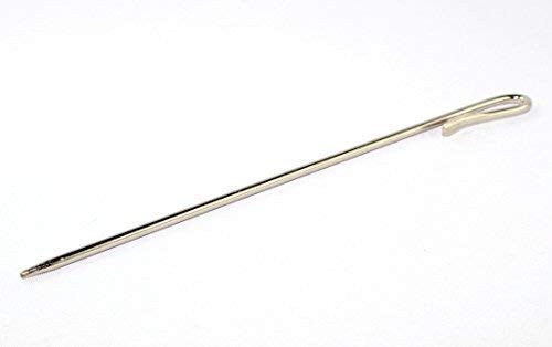 Husky Hair Salai Pin, Needle, Ethnic Hair Accessories, Baaj for Turban Pagri Or Patka for Women & Girls (Silver) 10 Pieces