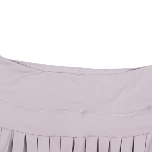 Saia de tênis, linda e respirável e confortável, saia de tênis plissada com bolsos para o verão para