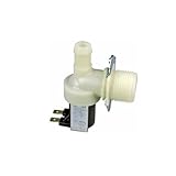  easyPART Kompatibel/Ersatz für EUROPART 282369 Magnetventil Einlaufventil Füllventil Ventil 1fach 90° 14,0mmØ Waschmaschine Spülmaschinen Universal Ariston SecondiiMarchi AEG Whirlpool Indesit