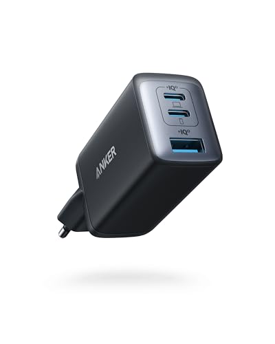 Anker Chargeur USB C (Nano II 65 W), Station 3 Ports, PPS, Rapide, Bloc d'alimentation USB C Compact pour iPhone 16/iPhone 16 Pro Max,MacBook,iPad,Steam Deck,Galaxy...