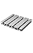 GTPBAO 15120 Extrusion Plane Industrial Aluminum Profile Plate 15x120mm Rail Frame for Bench Drill Panels Engraving Machine Frame Extruded Rail(400mm 15.75