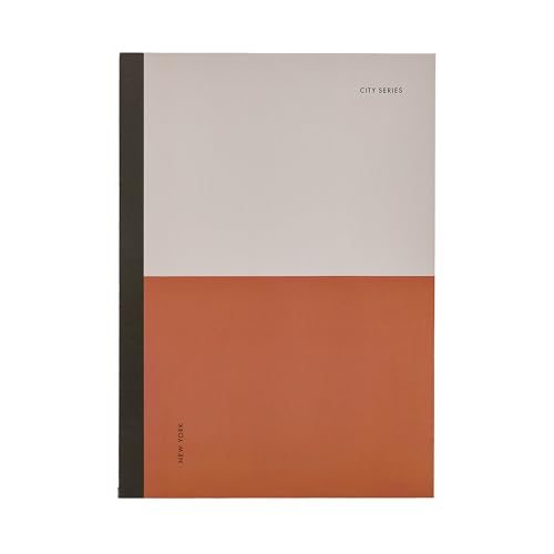 Image of City Series A4 Unruled Notebook | Softcover, 160 Pages, 68 GSM | Plain Register Notebook for Office, School & College Use | New York