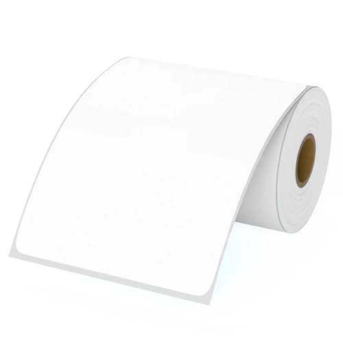 Image of 9527 Product 4 inch x 6 inch Thermal Labels for Zebra Rollo Direct Thermal Printers, 1 Roll 250 Labels Blank Direct Thermal Shipping Label