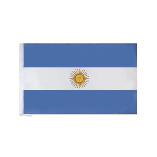 AZ FLAG - Flagge Argentinien - 150x90 cm - Argentinische Fahne 90 x 150 Cm Scheide Für Mast - Flaggen Feiner Polyester
