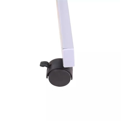 Support métallique pliable pour tableau blanc avec angle réglable et roues verrouillables
