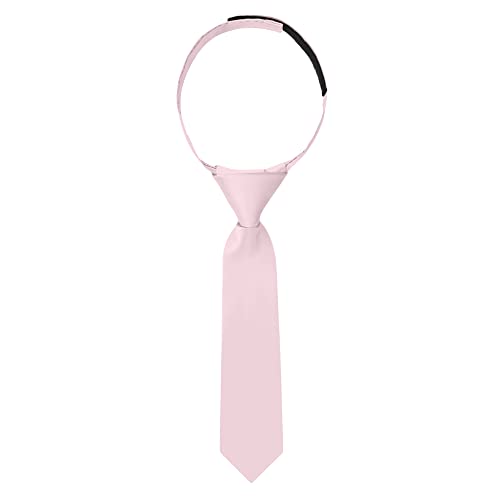 Solid Color Infant Pretied Tie by Jacob Alexander - Bridal Pink