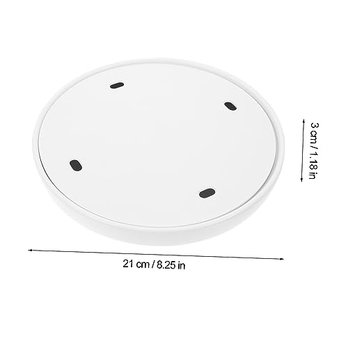 Plato redondo para sushi melamina blanco 21 cm miniatura 4