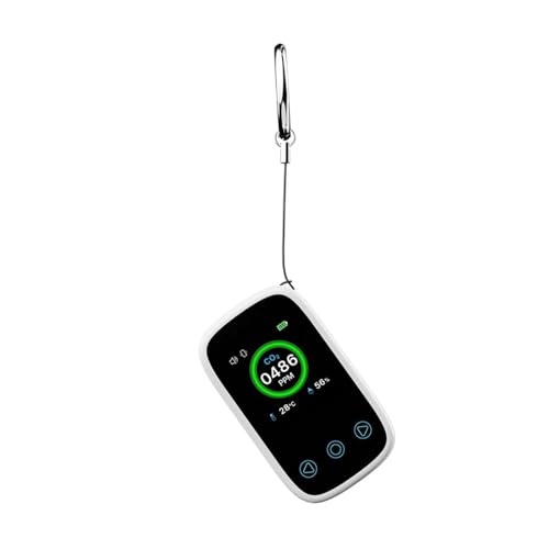 Detector de CO2 portátil y medidor compacto de dióxido de carbono 8