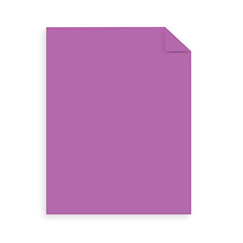 Papel para colorear resistente de 24 libras Strobrights Mega Collection, color morado 4