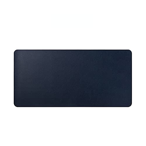 テーブルマット、デスクパット、マウスパッド PU レザー、ラップトップマット滑り止め 防水 オフィスや自宅用 (Blue, 75x35cm)の商品画像（Amazon）
