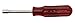 Xcelite HS8 Nutdriver with Full Hollow Shaft, 1/4" Blade Diameter, 3-1/8" Working Length, Red Handle