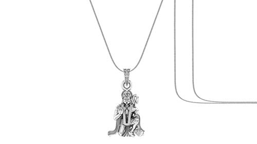 Pendentif Hanuman en argent sterling 925 pour homme fini les bijoux qui noircissent