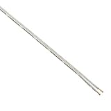 cable paralelo 2x12 Cable eléctrico paralelo de 2 hilos (2x0,50mm), con cubierta color blanco, con marcas exteriores para diferenciar el polo positivo y negatico. 1 metro de longitud. Ideal para conexiones de focos led o tiras led monocromo.